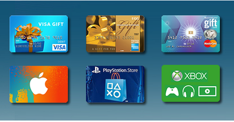 can you use a visa gift card on xbox store