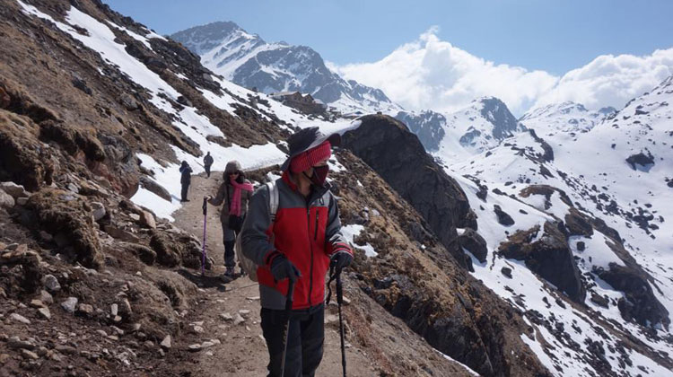 The Himalaya Frozen Lake Gosaikunda OMG Nepal