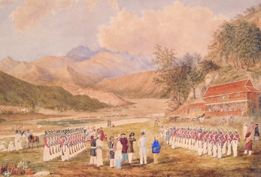 Nepal And Est India Company During Sugauli Treat In 1816.