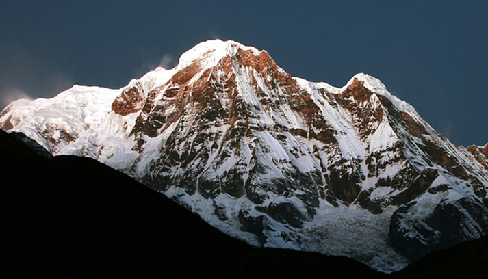 Himchuli Mountain Of Nepal