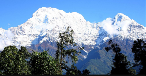 Himchuli Mountain Of Nepal