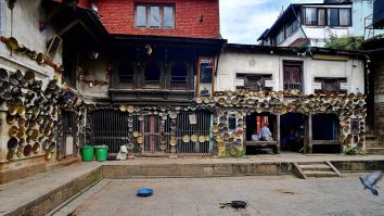 Adinath Temple in Chobhar in 2021; not a photograph of the 2026 fair..