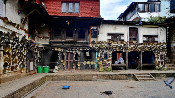 Adinath Temple in Chobhar in 2021; not a photograph of the 2026 fair..