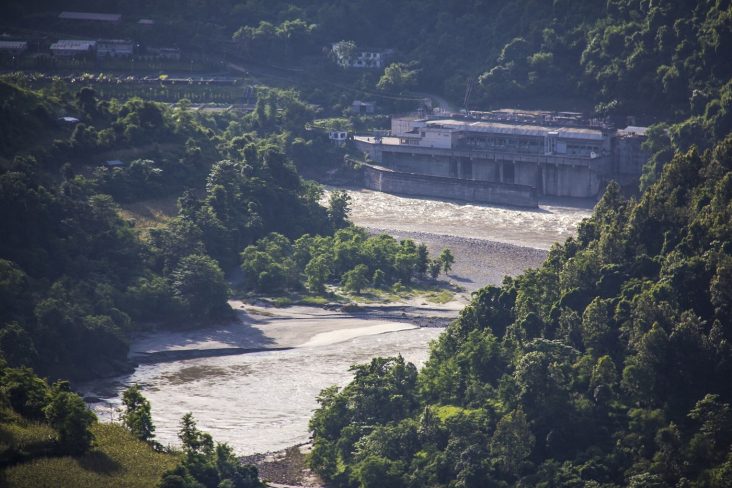 Kaligandaki hydropower infrastructure in 2013.