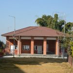Brick conference building at Shree Bhagawati Secondary School in Sankhu.